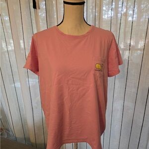 Vineyard Vines Pink Short Sleeve Tee with Pocket